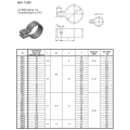 Bild 2 von Abgasrohrschelle DIN 71555 Rohrschelle verzinkt  / (Durchmesser (innen)) 110,5 mm