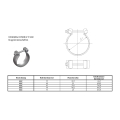 Bild 2 von Kugelzohnenschelle Rohrschelle SEC Abgasrohrschelle V2A  / (Durchmesser (innen)) 65 mm